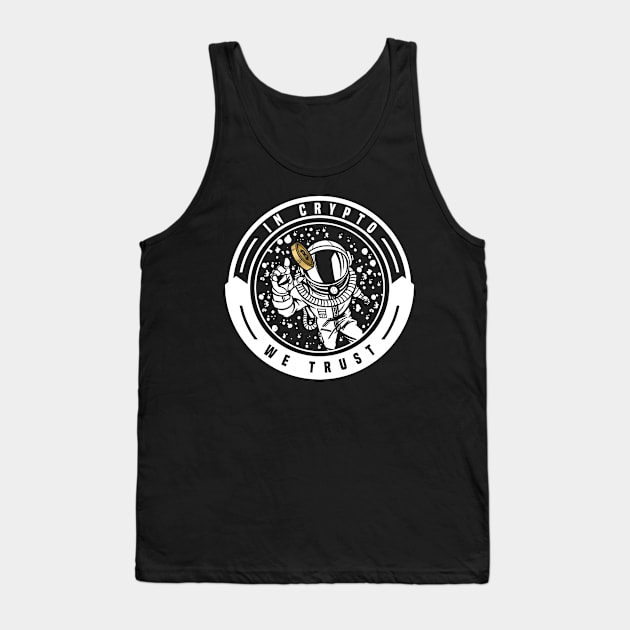 Bitcoin Crypto Blockchain Cryptocurrency BTC Money Tank Top by Monstershirts